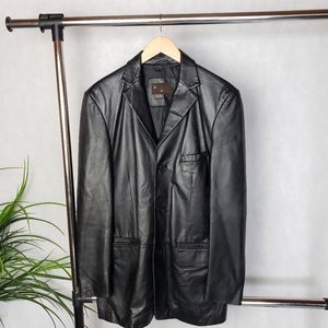 Zara Leather Blazer
